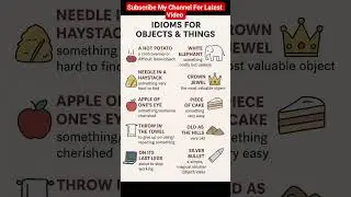 Useful Idioms to Describe Objects | IELTS Speaking Band 9 Tips 🚀 #shorts #ielts #ieltslifeskills
