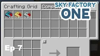 Sky Factory One Minecraft Episode 7 - Processing and Autocrafting