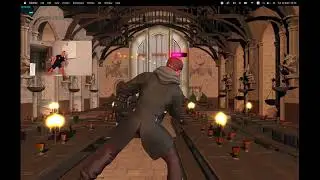 Computer Vision driven Body tracked Gestural Control Multiplayer Game   No VR or Hardware Required