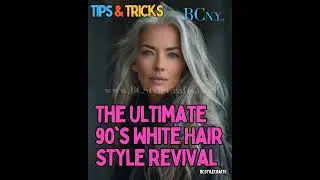 The Ultimate 90s White Hair Style Revival
