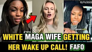 Black Americans HILARIOUS REACTION To MAGA Wife Getting Her WAKE UP CALL As She Pleads For Help #us 