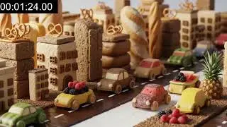 Chocolate Streets & Fruit Cars | Sleep Timer 4m