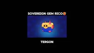 SOVEREIGN GEM RICO IN FREE MEGA BOX🥵☠️🖤 #brawlstars