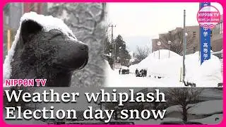 From spring warmth to blizzard: Japan braces for heavy snow on election day