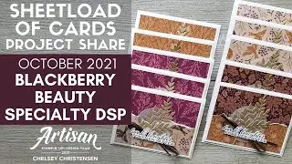 October 2021 Sheetload of Cards - Special Edition -Blackberry Beauty Specialty Designer Series Paper