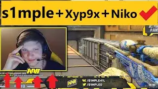 s1mple, Xyph9x & Niko playing in FPL in Same Team & destroying others