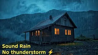 Pure Natural Rain Ambience for Deep Sleep 🌧️😴 | No Thunder, Stress Relief & Calm Night Sounds