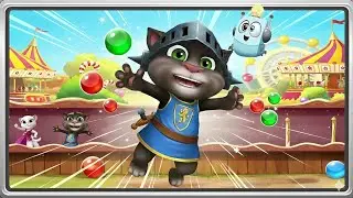 Talking Tom Bubble Shooter Gameplay Android ios 