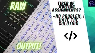 Don't write on paper, just code with just 7 lines in Python!