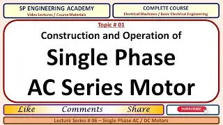 01 Construction and Operation of Single Phase AC Series Motor