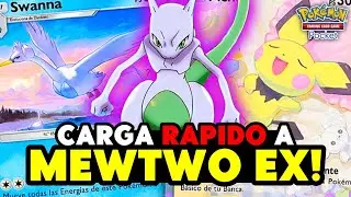 Nueva forma de CARGAR a MEWTWO EX con SWANNA y PICHU en POK&Eacute;MON TCG POCKET