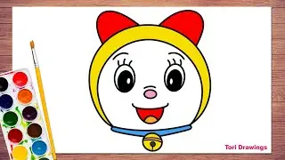How to Draw Dorami | Easy Doraemon Drawing for Kids | Tori Drawings