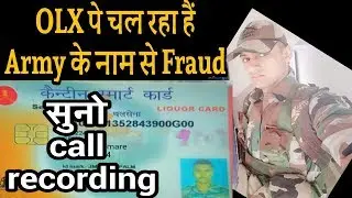 OLX Big fraud? Army olx fraud call recording | Be Safe-tech engineer(hindi)