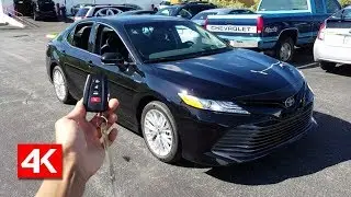 2018 TOYOTA CAMRY HYBRID XLE - 4K WALKAROUND EXTERIOR INTERIOR & TECH