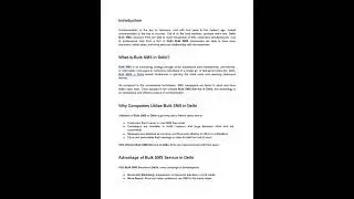 Bulk SMS in Delhi  The Intelligent Method of Reaching and Growing Your Business