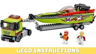 LEGO instructions | CITY | 60254 | Race Boat Transporter
