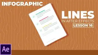 Animate Infographic Lines in After Effects || 2D Corporate Explainer Animation Course Lesson 16