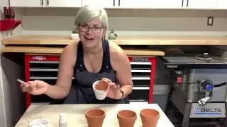 Come Hydro Dip Clay Pots With Me