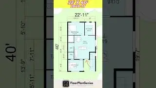 22' X 40' EAST FACING HOUSE PLAN || 2 BHK || Build My Home
