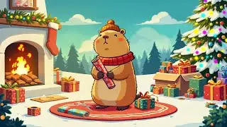 Lofi Focus Music 🎁 Celebrate Christmas with Capy ⭐ Lofi Study Beast for Chill