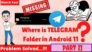 How To Fix Telegram Folder Not Showing In File Manager Permanent | Telegram Download File Not Found