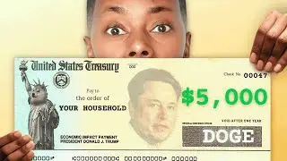 New $5,000 DOGE STIMULUS CHECK Explained | What Elon and Trump Aren't Saying ($1400 Available Now)