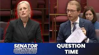 James Paterson catches Katy Gallagher red handed misleading the Senate