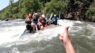 Grumpy's Ledge Raft Pin | Ocoee River Guide Training Carnage