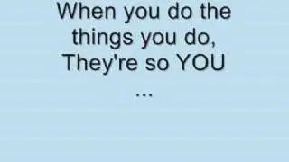 That's so you with lyrics.