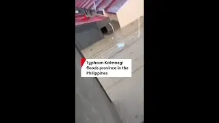Typhoon Kalmaegi floods province in the Philippines