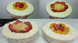 A Sobremesa mais Pr&aacute;tica de TODAS! Leve e Saborosa! Sobremesa para Natal e ano Novo 🌟
