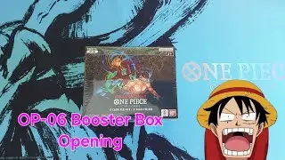 First ever opening OP-06 Wings of the Captain booster box !