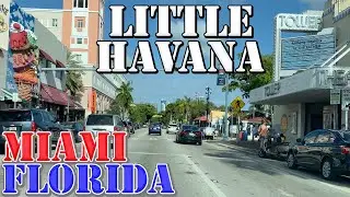 Little Havana - Miami - Florida - 4K Neighborhood Drive