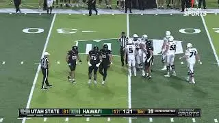 Blessman Ta&lsquo;ala sack Hawaii Football