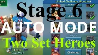 Lords Mobile - Grim Wolf Limited Challenge Stage 6 (Auto Mode)