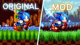 Enhanced Green Hill Zone ~ Sonic Mania Plus mods gameplay