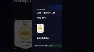 THIS IS BROKEN STILL?! 10X 🔥 93+ ICON PLAYER PICKS #shorts