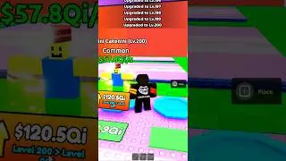 Only 0.1% Can Reach Level 200 Like Noobini! 📉💀 #shorts #roblox #escapethetsunamiforbrainrot