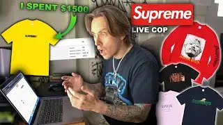 Supreme Website CRASHED! Supreme Motion Logo Live Cop!
