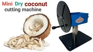 mini Dry coconut cutting machine | कोपरा कटिंग मशीन