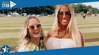 Braless Katie Price breaks cover after Carl Woods TikTok split hack without kids at Polo