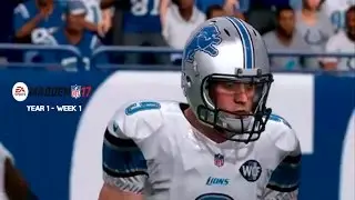 Madden 17 Franchise: Detroit Lions | Y1, W1 @Colts