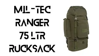 mil-tec 75ltr Ranger Backpack : And how its packed for the field #miltechbackpack