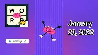 WordBrain Space Brain Event January 23, 2025 Answer - All Parts | Full Gameplay & Solutions