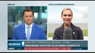 WELT Moderator Ilka Groenewold - Fremantle Highway Schiff (Berliner Moderatorin, Berlin Moderation)