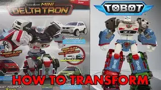 Tobot: How to Transform and Combine Mini Delta Tron? 3 TOBOT CARS Combine Most Powerful Integration
