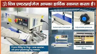 Band Sealer Full Unboxing & Assembling Video| Vertical Band Sealer| Semi-Automatic Band Sealer