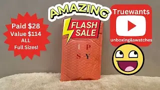 IPSY May 2023 FLASH Sale Arrived June 2023 PAID $28 Value $114.! Unboxing & Swatches ALL FULL SIZES