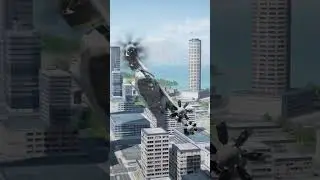 Air disaster in the city