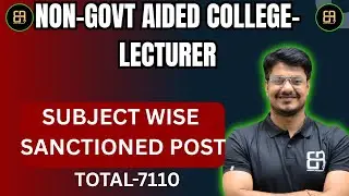 Subject-wise Direct Payment Sanctioned posts in Non-Government Aided Colleges(488 Category)
